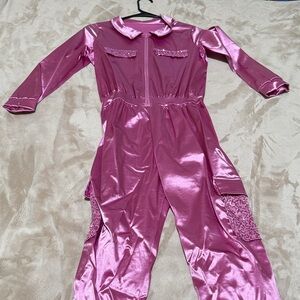 Kids Pink Costume Jumpsuit